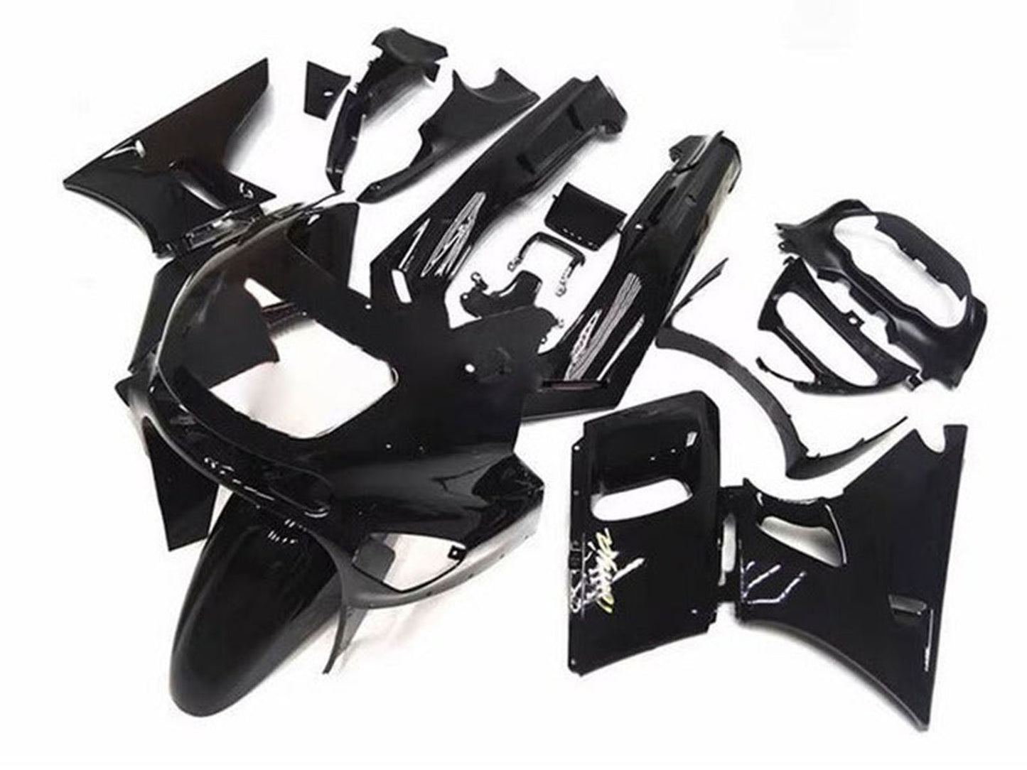 1993-2007 Black Kawasaki ZZR400 Fairing Kit