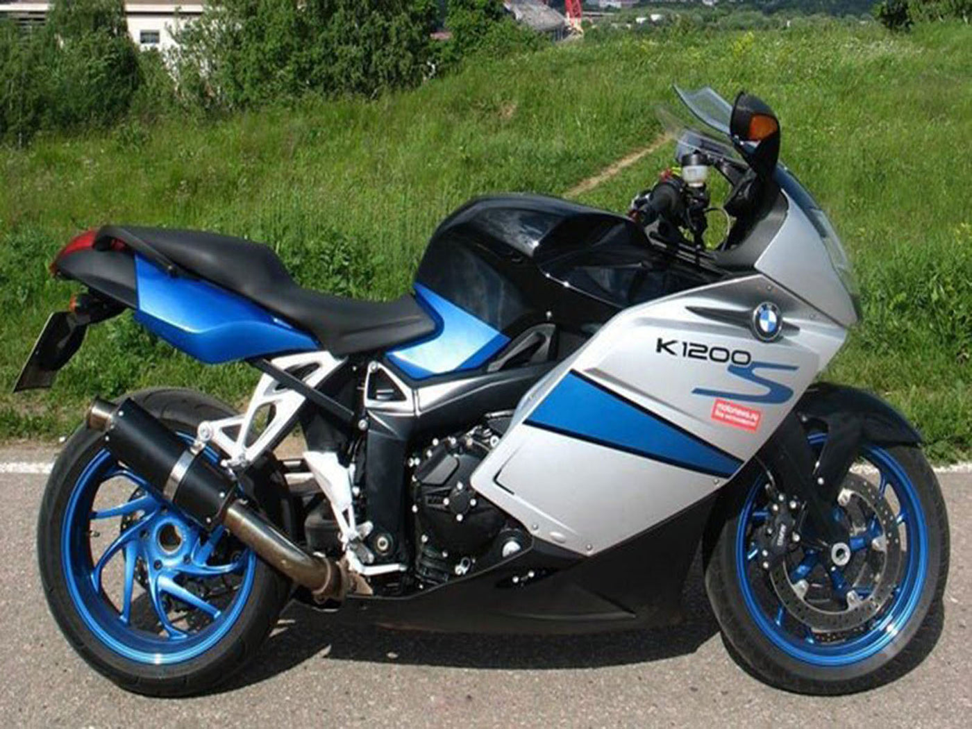 2005-2010 Silver Blue BMW K1200S Fairing Kit