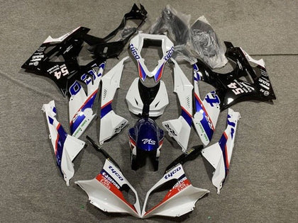2009-2014 BMW S1000RR White Red Blue Tyco Fairing Kit