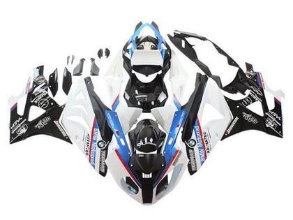 2009-2014 BMW S1000RR White Blue Red Motorad Fairing Kit