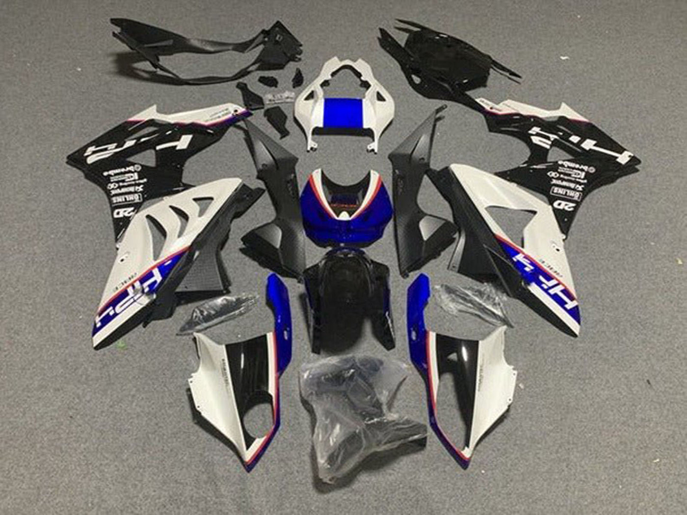 2009-2014 White Blue Red Black Hp BMW S1000RR Fairing Kit