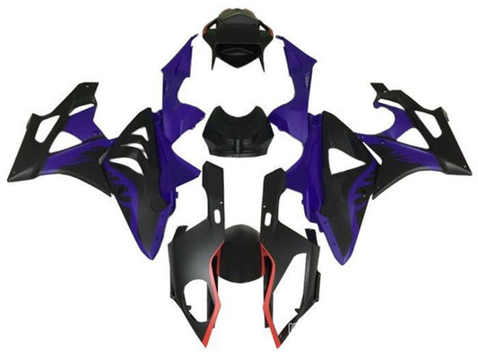 2009-2014 Matte Black Blue Red BMW S1000RR Fairing Kit