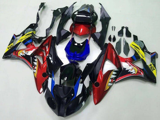2009-2014 Candy Red Shark BMW S1000RR Fairing Kit