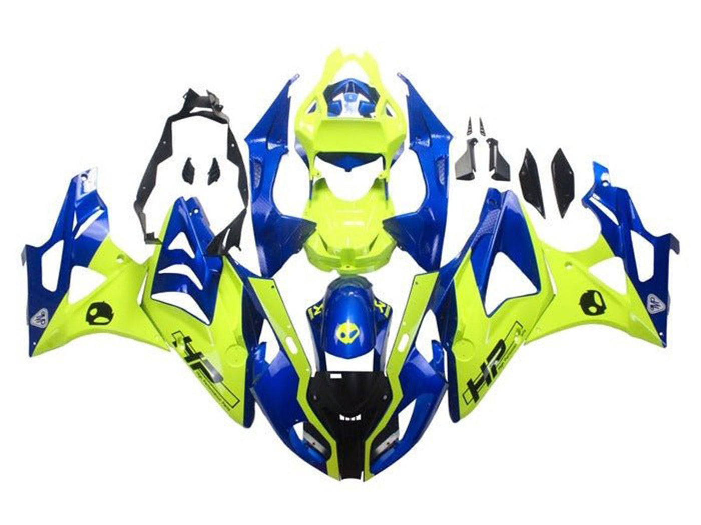 2009-2014 Blue Yellow Hp BMW S1000RR Fairing Kit