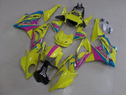 2009-2014 BMW S1000RR Yellow Pink Blue Fairing Kit