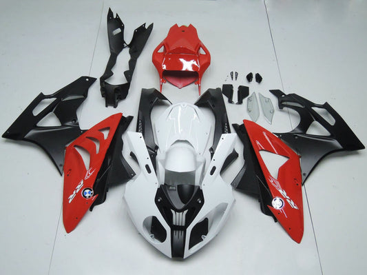 2009-2014 White Red Matte Black BMW S1000RR Fairing Kit