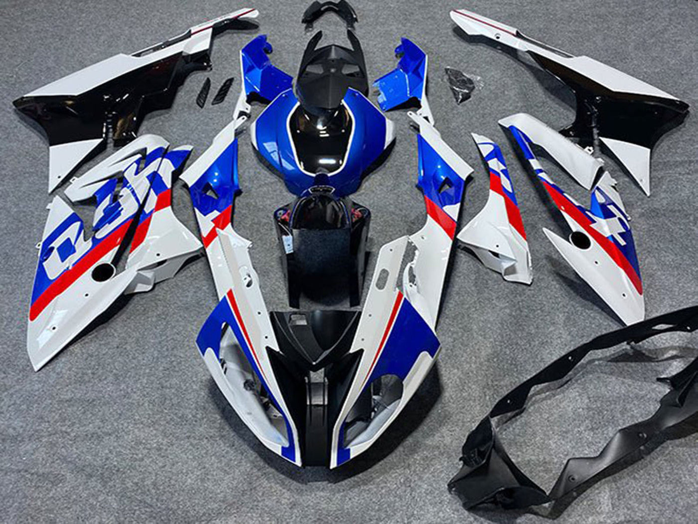 2009-2014 White Blue Red Black BMW S1000RR Fairing Kit