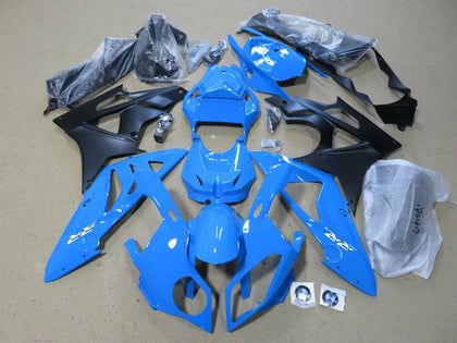 2009-2014 BMW S1000RR Blue Matte Black White Fairing Kit