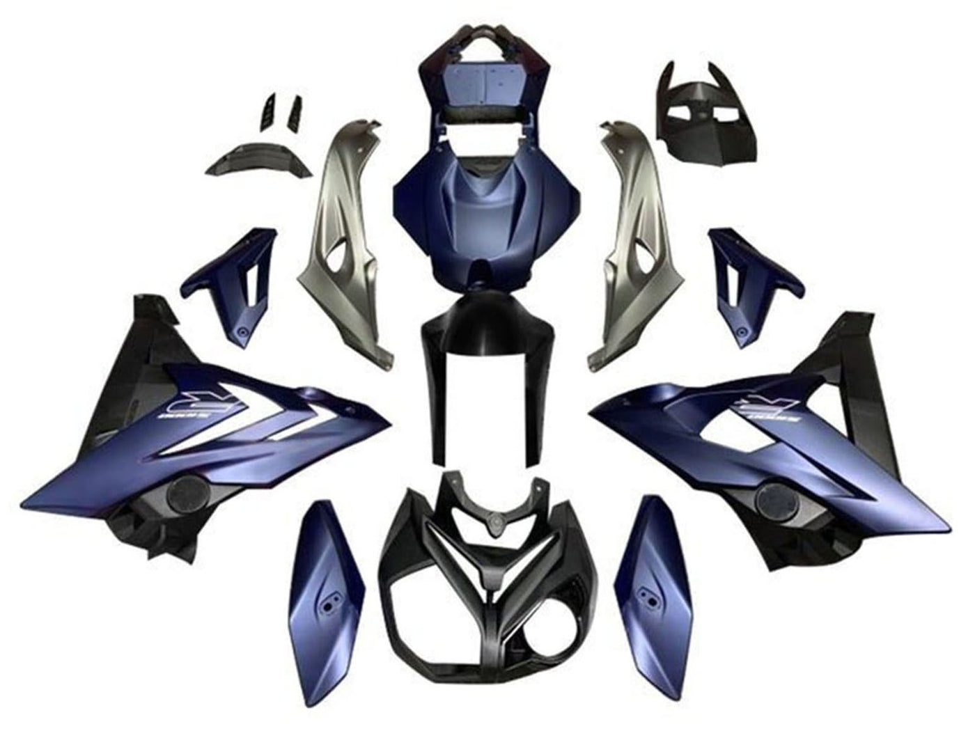 2015-2016 Matte Blue Black Silver BMW S1000RR Fairing Kit