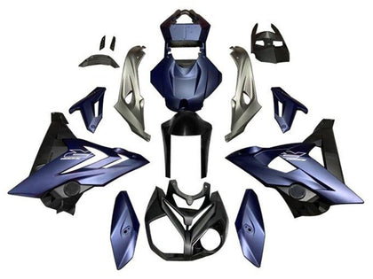 2015-2016 BMW S1000RR Matte Blue Black Silver Fairing Kit