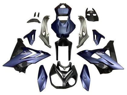 2015-2016 BMW S1000RR Matte Blue Black Silver Fairing Kit
