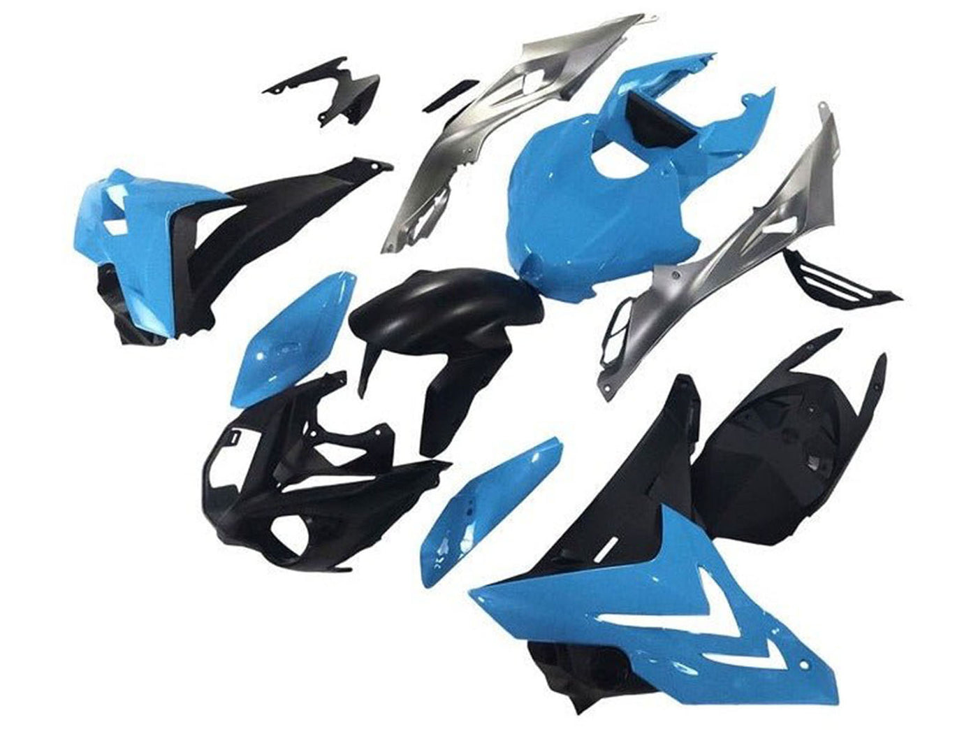2015-2016 Blue Silver Matte Black BMW S1000RR Fairing Kit