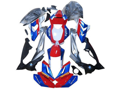2015-2016 BMW S1000RR Red Blue Silver Fairing Kit