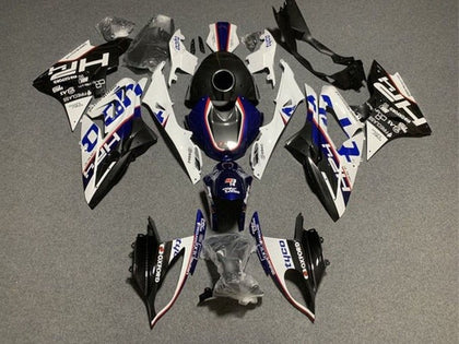 2015-2016 BMW S1000RR White Dark Blue Black Tyco Fairing Kit