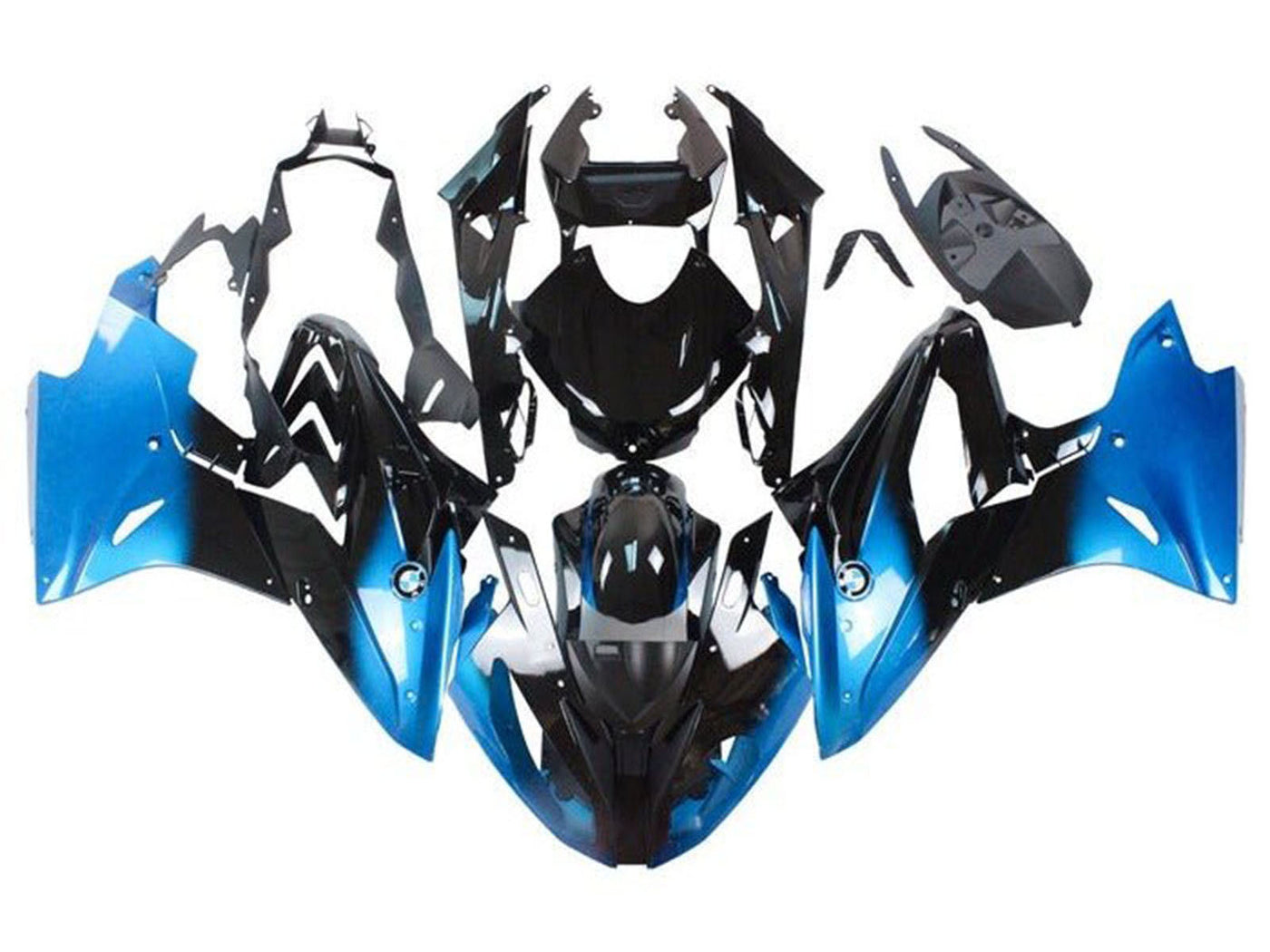 2015-2016 Blue Black Fade BMW S1000RR Fairing Kit