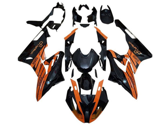 2015-2016 Black Orange BMW S1000RR Fairing Kit
