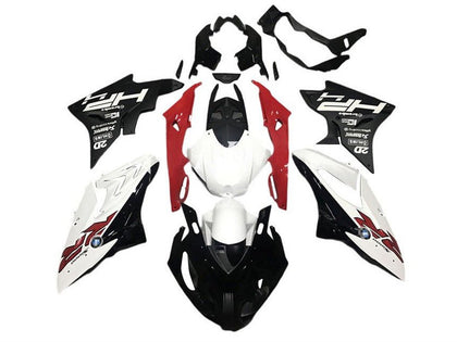 2015-2016 BMW S1000RR Black White HP Red Rr Fairing Kit