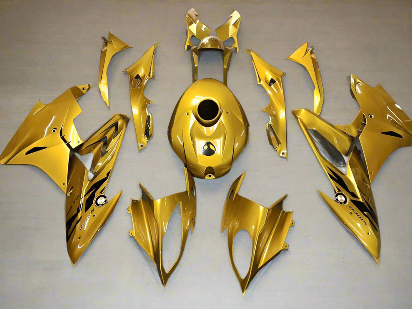 2015-2016 Gold BMW S1000RR Motorcycle Fairings， Purchase 2015-2016 Gold BMW S1000RR Motorcycle Fairings UK - UK