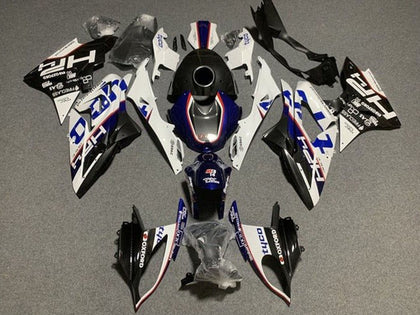 2017-2018 BMW S1000RR White Dark Blue Black Tyco Fairing Kit