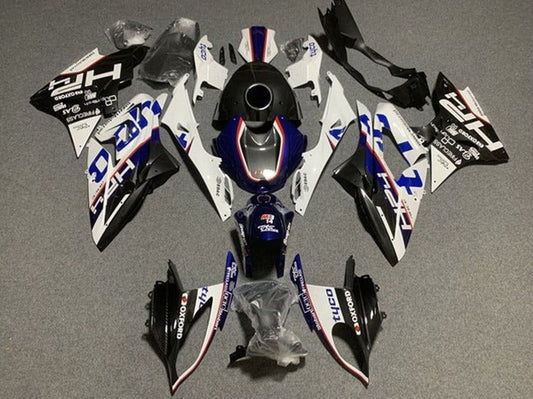 2017-2018 White Dark Blue Black Tyco BMW S1000RR Fairing Kit