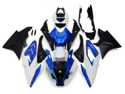 2017-2018 BMW S1000RR White Blue Matte Black Red Fairing Kit