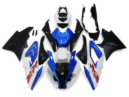 2017-2018 BMW S1000RR Blue White Red Pinstripe Rr Fairing Kit