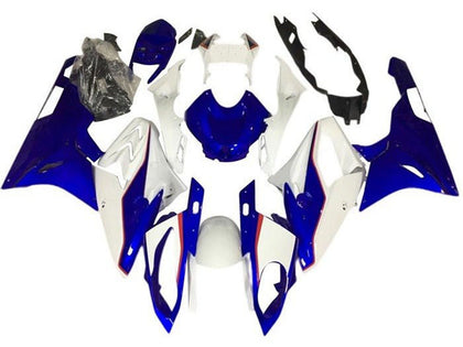 2017-2018 BMW S1000RR Blue White Red Pinstripe Fairing Kit