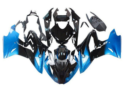 2017-2018 BMW S1000RR Blue Black Fade Fairing Kit