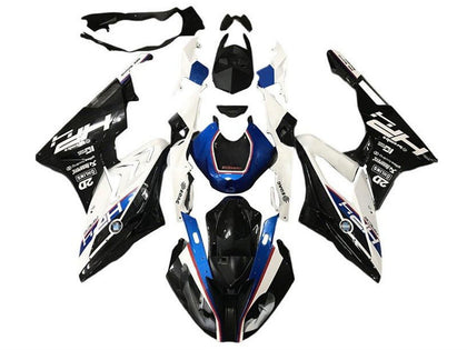 2017-2018 BMW S1000RR Black White Blue HP Fairing Kit
