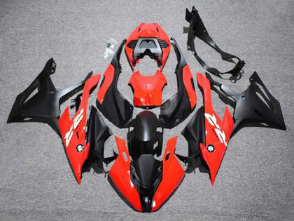 2019-2022 BMW S1000RR Red White Matte Black Fairing Kit