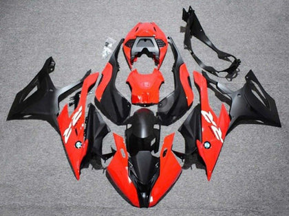 2019-2022 BMW S1000RR Red White Matte Black Fairing Kit