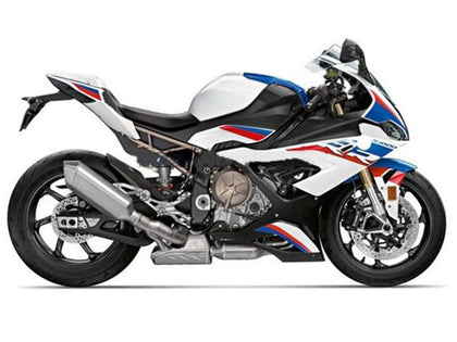2019-2022 BMW S1000RR White Blue Red Stripe Fairing Kit