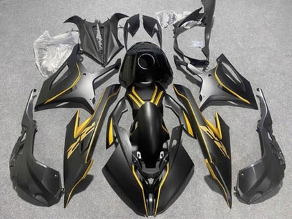 2019-2022 BMW S1000RR Matte Black Gold Fairing Kit