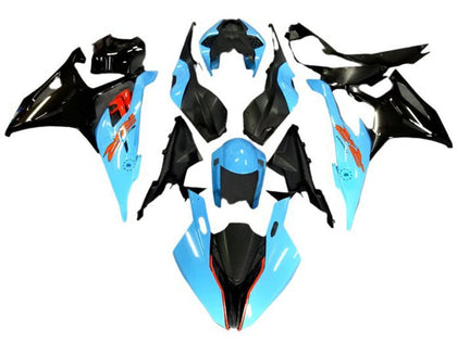 2019-2022 BMW S1000RR Light Blue Black Red Fairing Kit