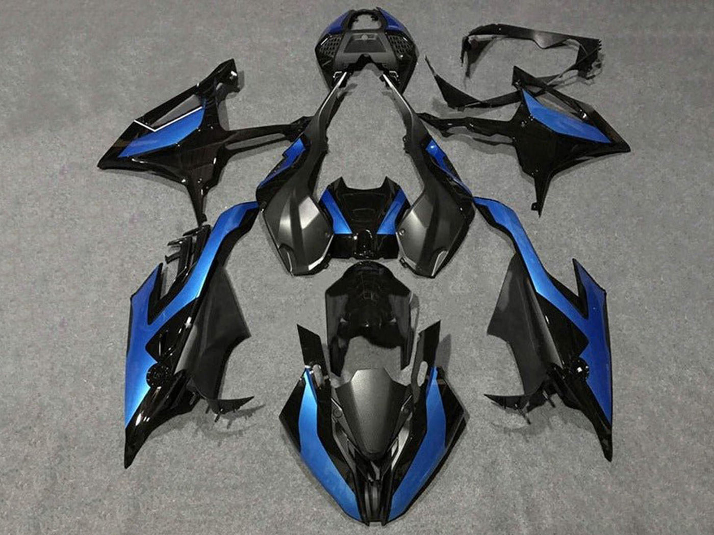 2019-2022 Black Metallic Blue BMW S1000RR Fairing Kit