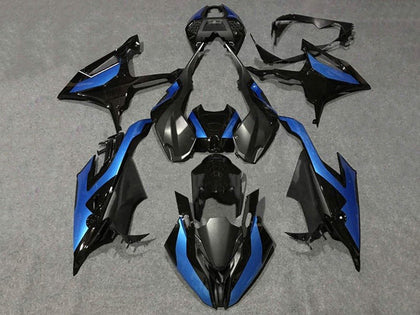 2019-2022 BMW S1000RR Black Metallic Blue Fairing Kit