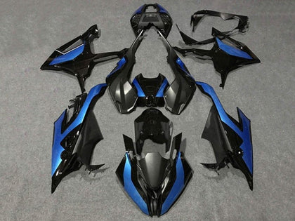 2019-2022 BMW S1000RR Black Metallic Blue Fairing Kit