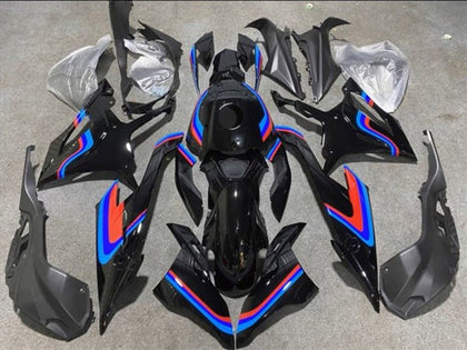 2019-2022 BMW S1000RR Black Double Blue Red Fairing Kit