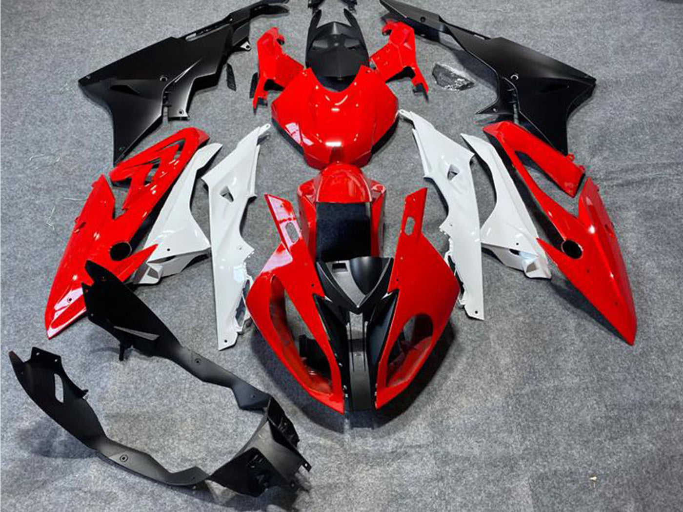 2019-2022 Red White Matte Black BMW S1000RR Fairing Kit