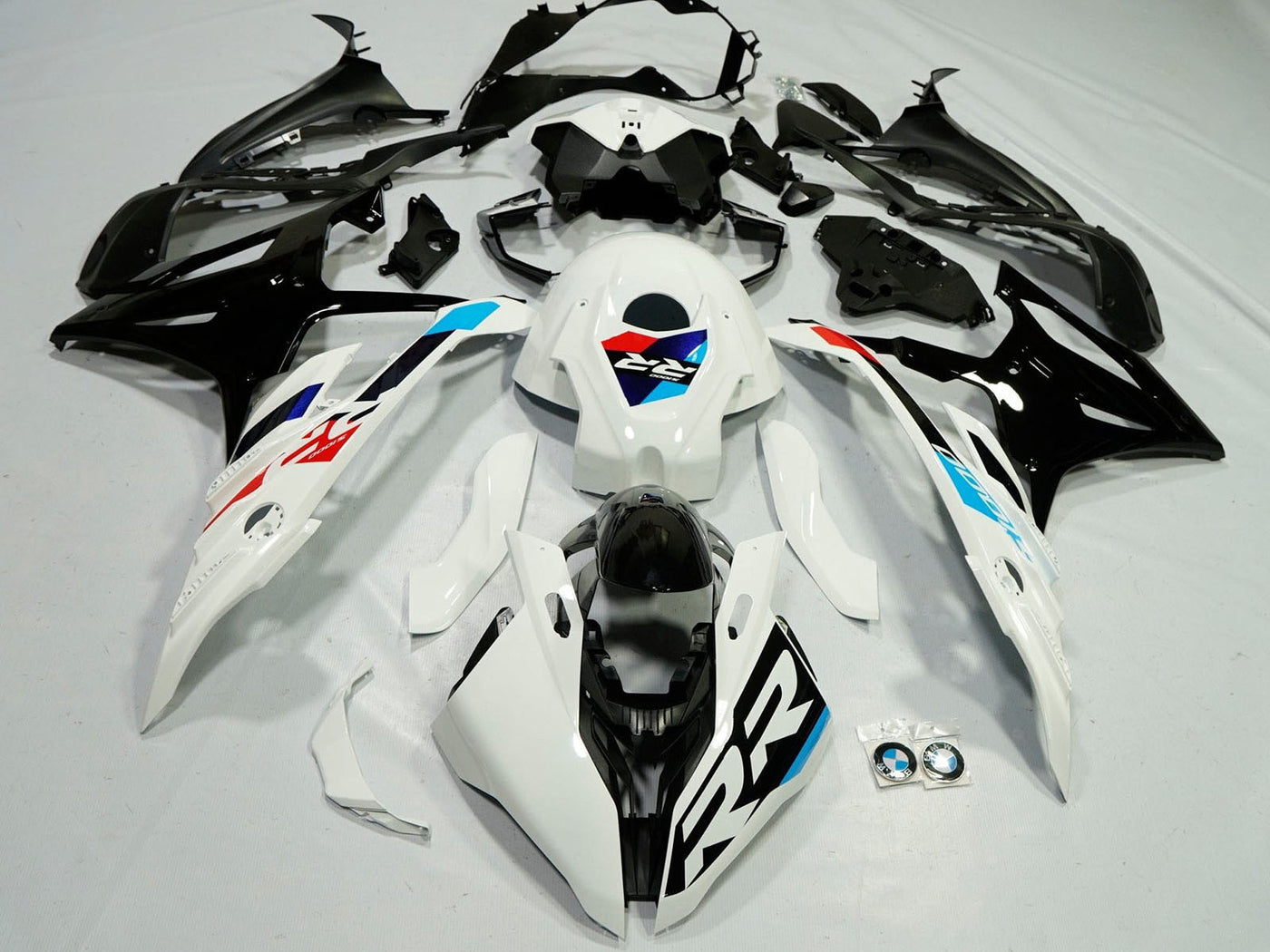2023-2024 White Black Light Blue Red BMW S1000RR Fairing Kit