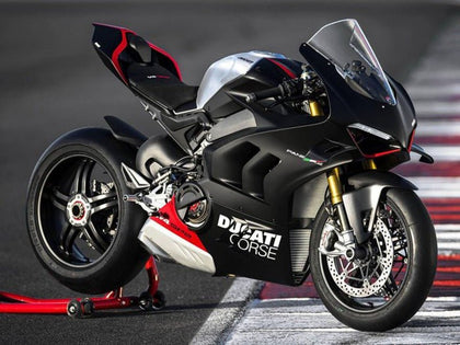 2022-2024 Ducati Panigale-V4 Matte Black Silver Red V4S Fairing Kit