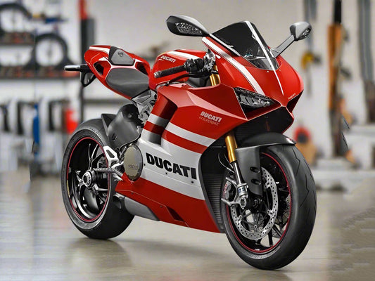 2018-2019 Red White Stripe Ducati Panigale V4 V4S Fairing Kit