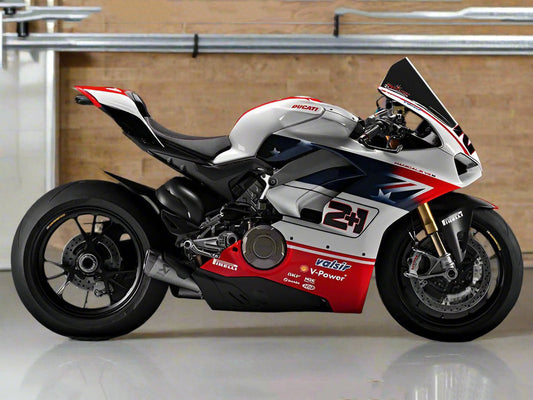 2018-2019 White Red Blue Ducati Panigale V4 V4S Fairing Kit