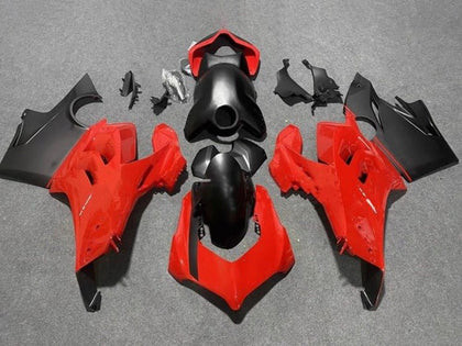 2020-2021 Ducati Panigale-V4 Red Matte Black V4S Fairing Kit
