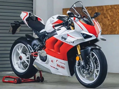 2020-2021 Ducati Panigale-V4 White Red V4S Fairing Kit