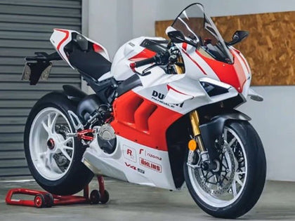 2020-2021 Ducati Panigale-V4 White Red V4S Fairing Kit