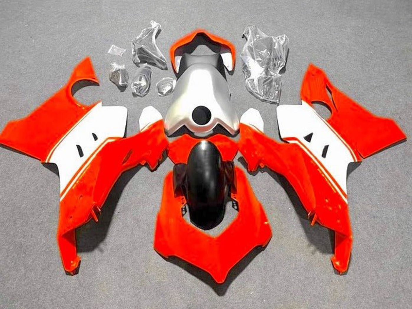 2020-2021 Red White Silver Ducati Panigale V4 V4S Fairing Kit