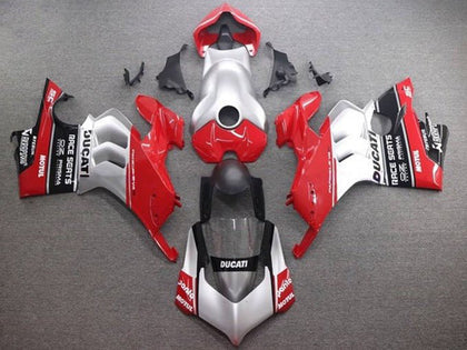 2020-2021 Ducati Panigale-V4 Silver Red Black V4S Fairing Kit