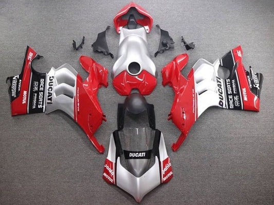 2020-2021 Silver Red Black Ducati Panigale V4 V4S Fairing Kit