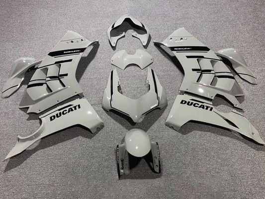 2020-2021 Grey Black Ducati Panigale V4 V4S Fairing Kit